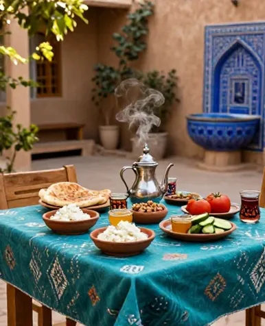 معماری سنتی برای راهنمای سفر یک روزه به ابیانه